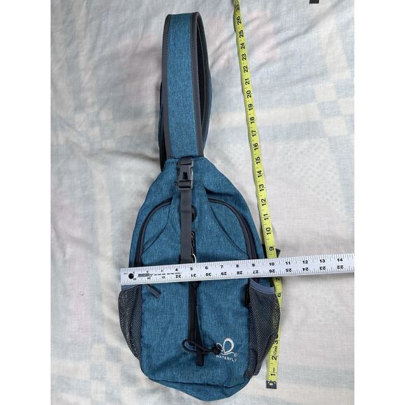 WATERFLY Chest Bag Crossbody Sling Pack Packable Cycling Backpack for Hiking - Picture 6 of 7